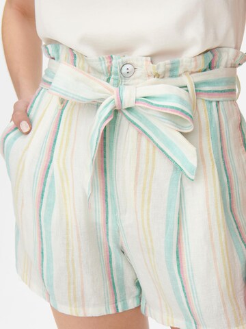 ONLY Regular Pleat-Front Pants in White