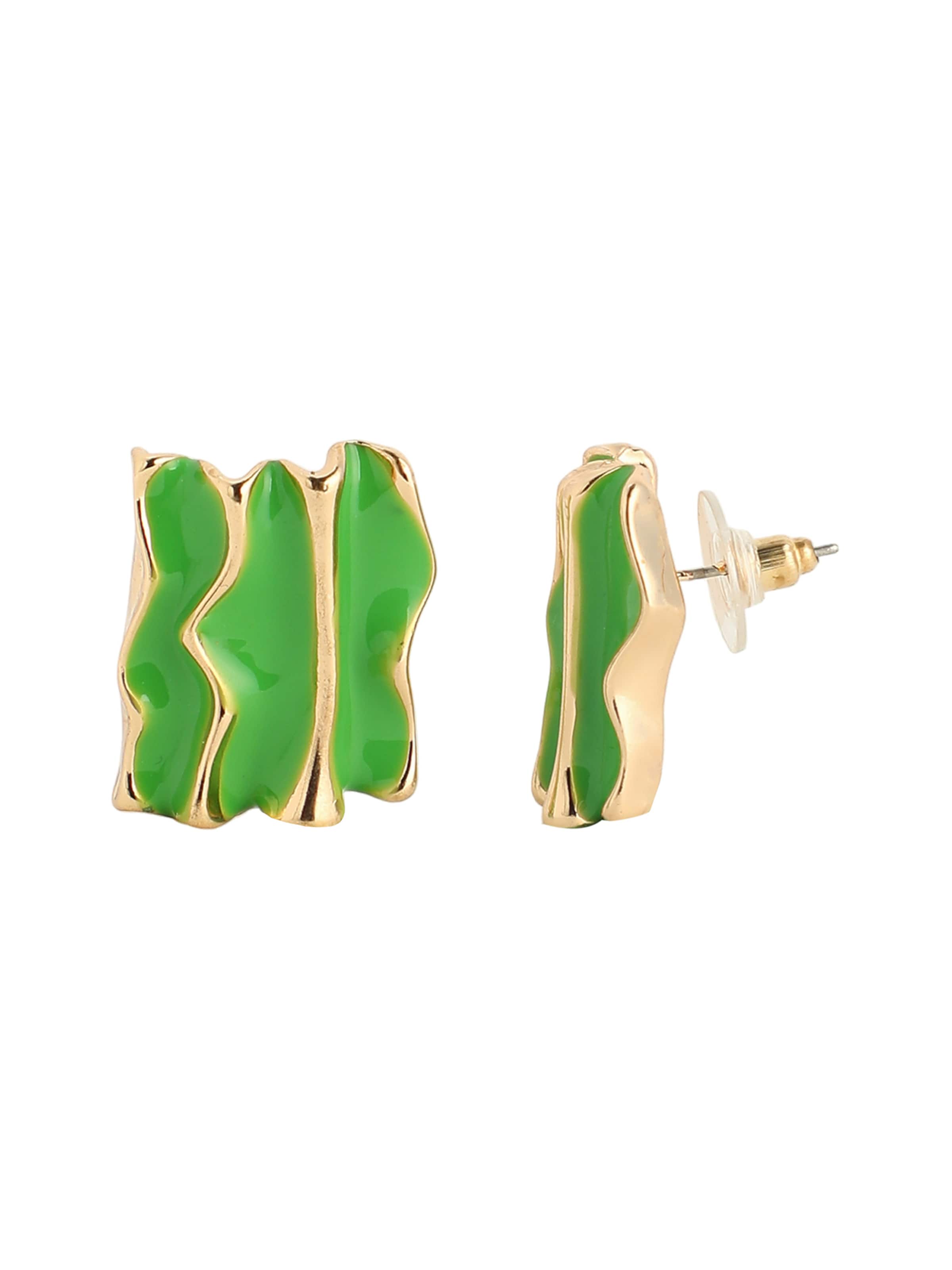 Boucles d'oreilles SOHI en vert