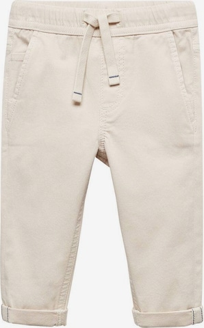 MANGO KIDS Regular Broek in Grijs: voorkant