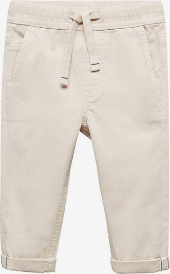 MANGO KIDS Spodnie w kolorze szaro-beżowym, Podgląd produktu