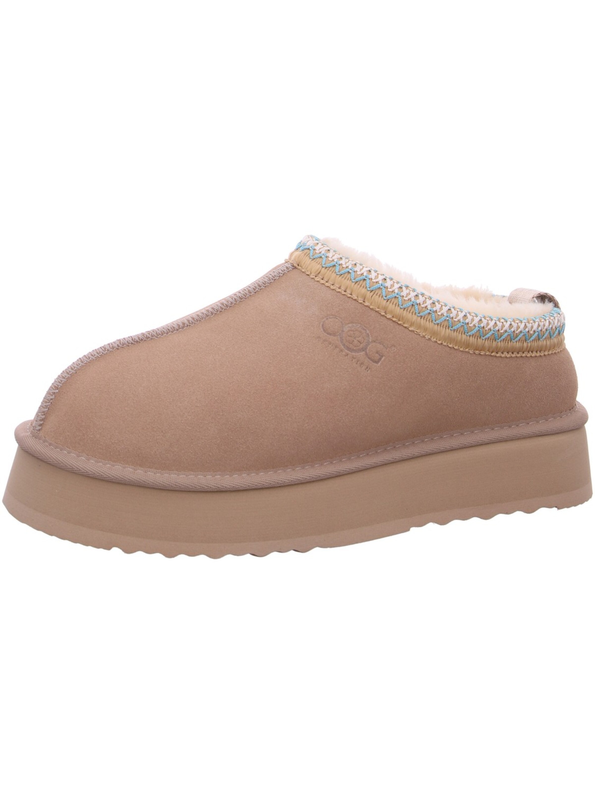 OOG Hausschuh‌‌‌‌‌‌‌ in Beige: Vorderseite