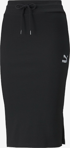 PUMA Athletic Skorts in Black: front