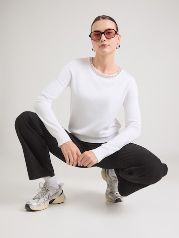 Morgan Tröja '252-MBUI' i vit: framsida