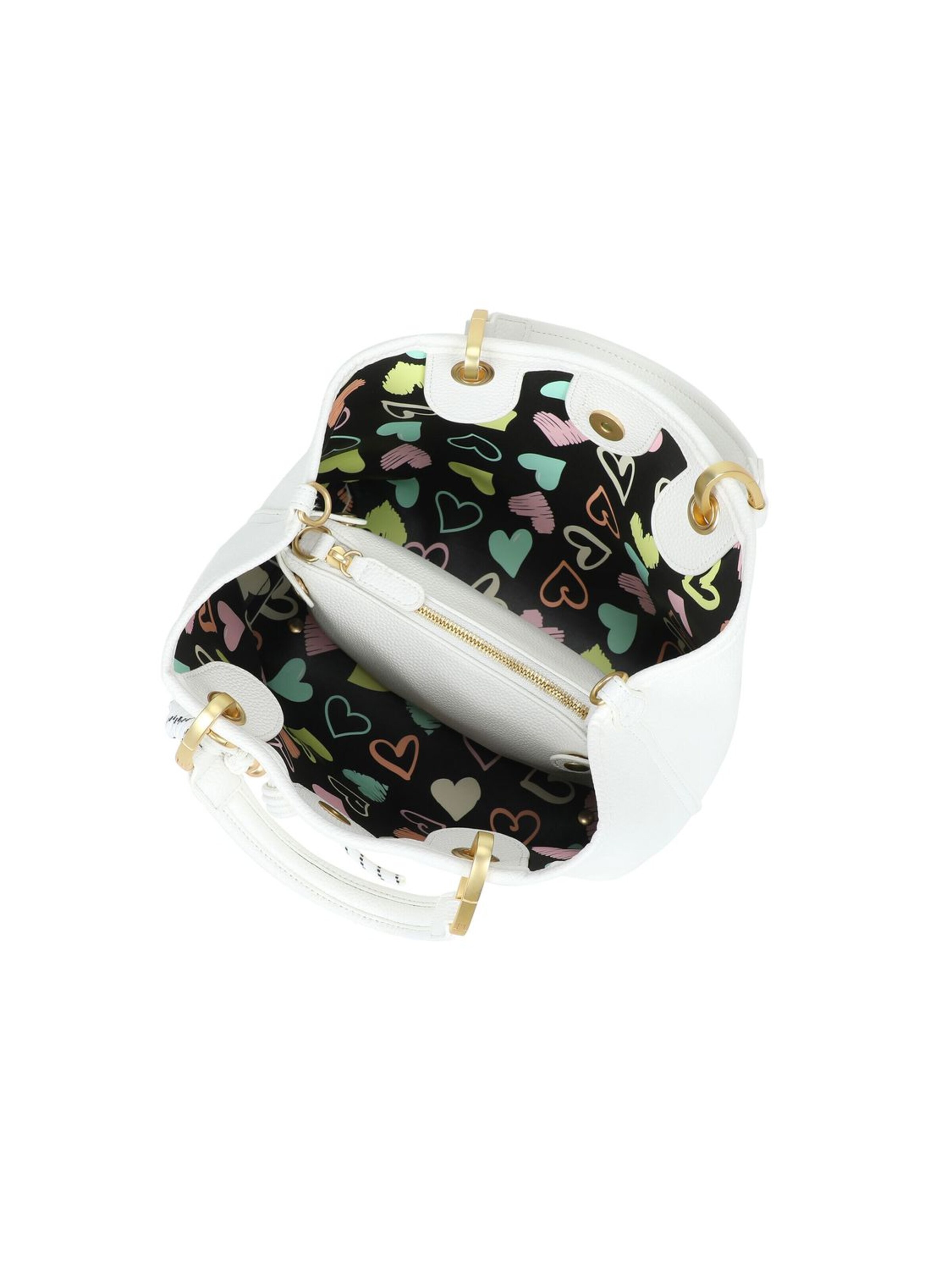 Borsa a mano 'Beth' di Braccialini in bianco