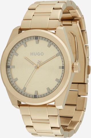 HUGO - Reloj analógico 'BRIGHT' en oro: frente