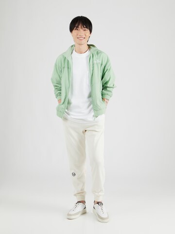 Sergio Tacchini - Tapered Pantalón 'DALLAS' en blanco