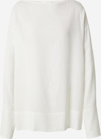 Chemisier 'LINEN BLOUSE' The Base Theory en blanc : devant