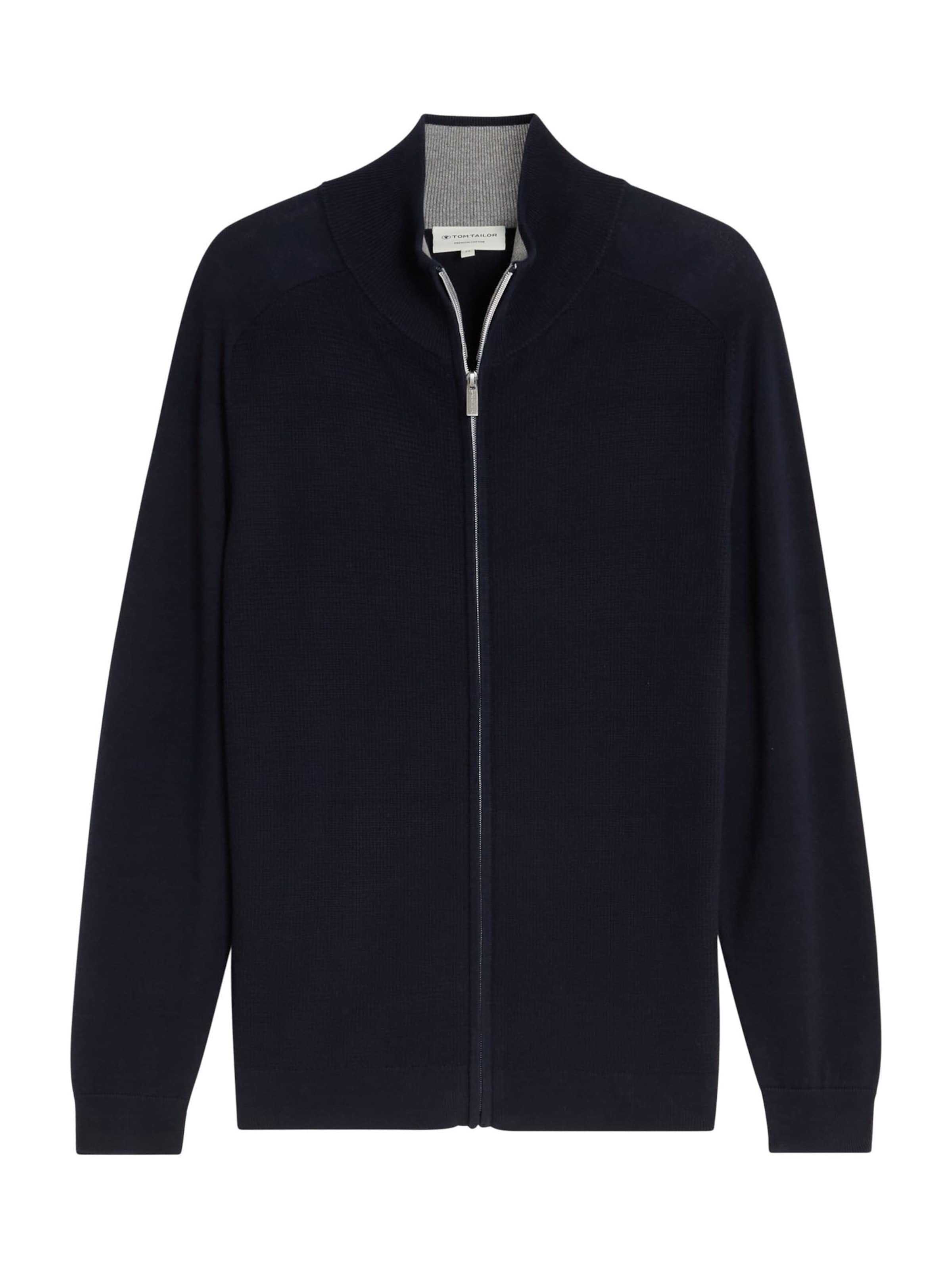 TOM TAILOR Cardigan i S i mørkeblå, Produktvisning