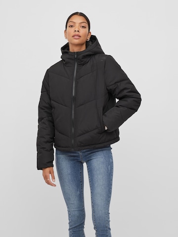 VILA Between-Season Jacket in Black: front