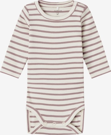 Barboteuse / body 'NBNBani' NAME IT en rose : devant