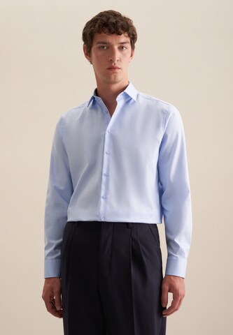 SEIDENSTICKER Regular fit Business shirt in Blue: front