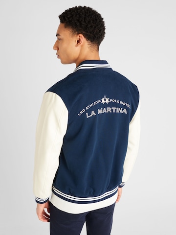 La Martina Between-Season Jacket in Blue: front