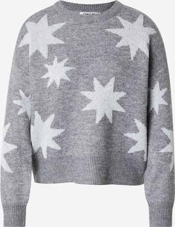 Pull-over 'ROSIE' ONLY en gris : devant