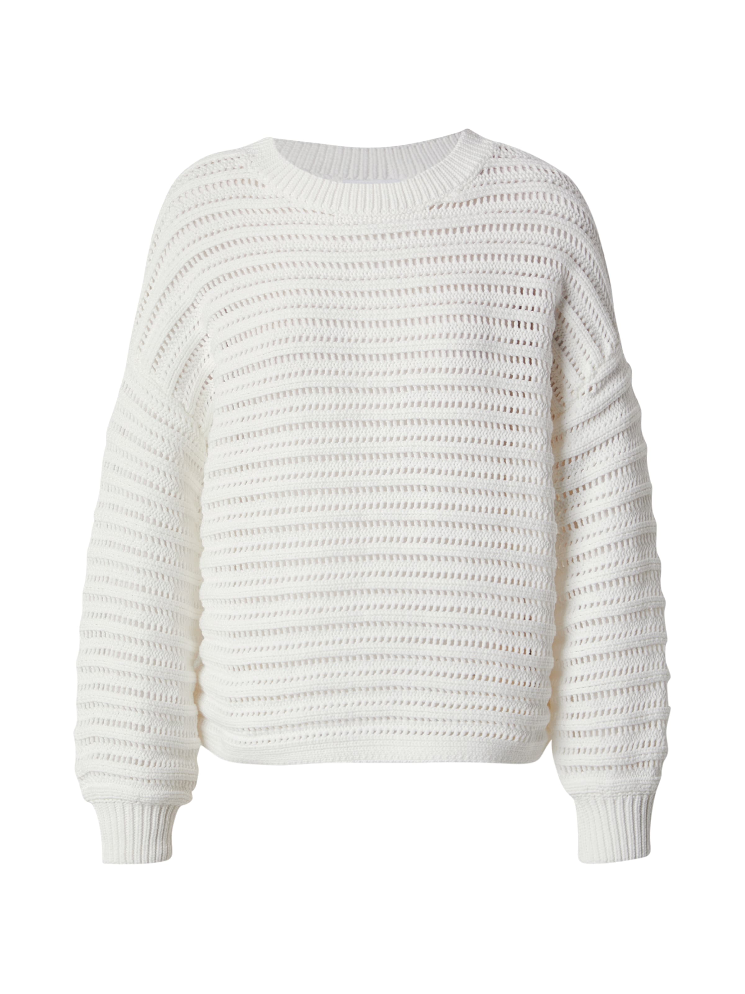 COMMA Pullover in Weiß: Vorderseite