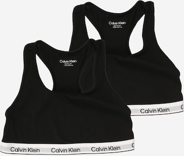 Bustino Reggiseno di Calvin Klein Underwear in nero: frontale
