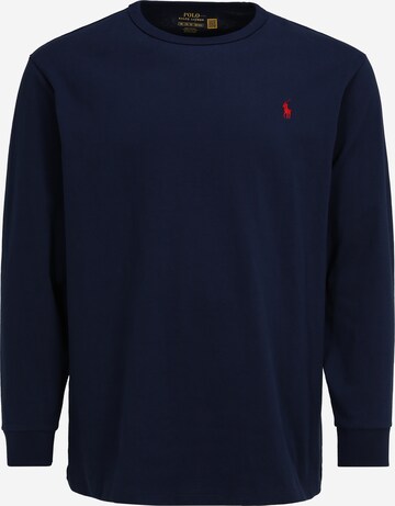 T-Shirt Polo Ralph Lauren Big & Tall en bleu : devant