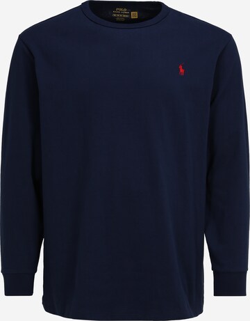 Polo Ralph Lauren Big & Tall Shirt in Blauw: voorkant