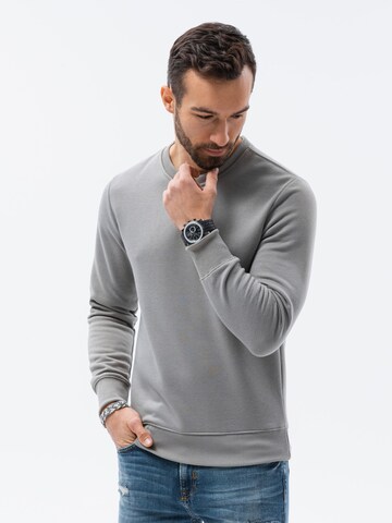 Sweat-shirt 'B978' Ombre en gris