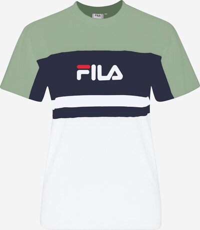 FILA T-shirt 'LISHUI' i marinblå / grön / vit, Produktvy