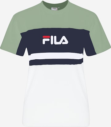 Tricou 'LISHUI' de la FILA pe verde: față