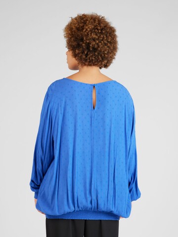 ONLY Carmakoma - Blusa 'ADANA' em azul