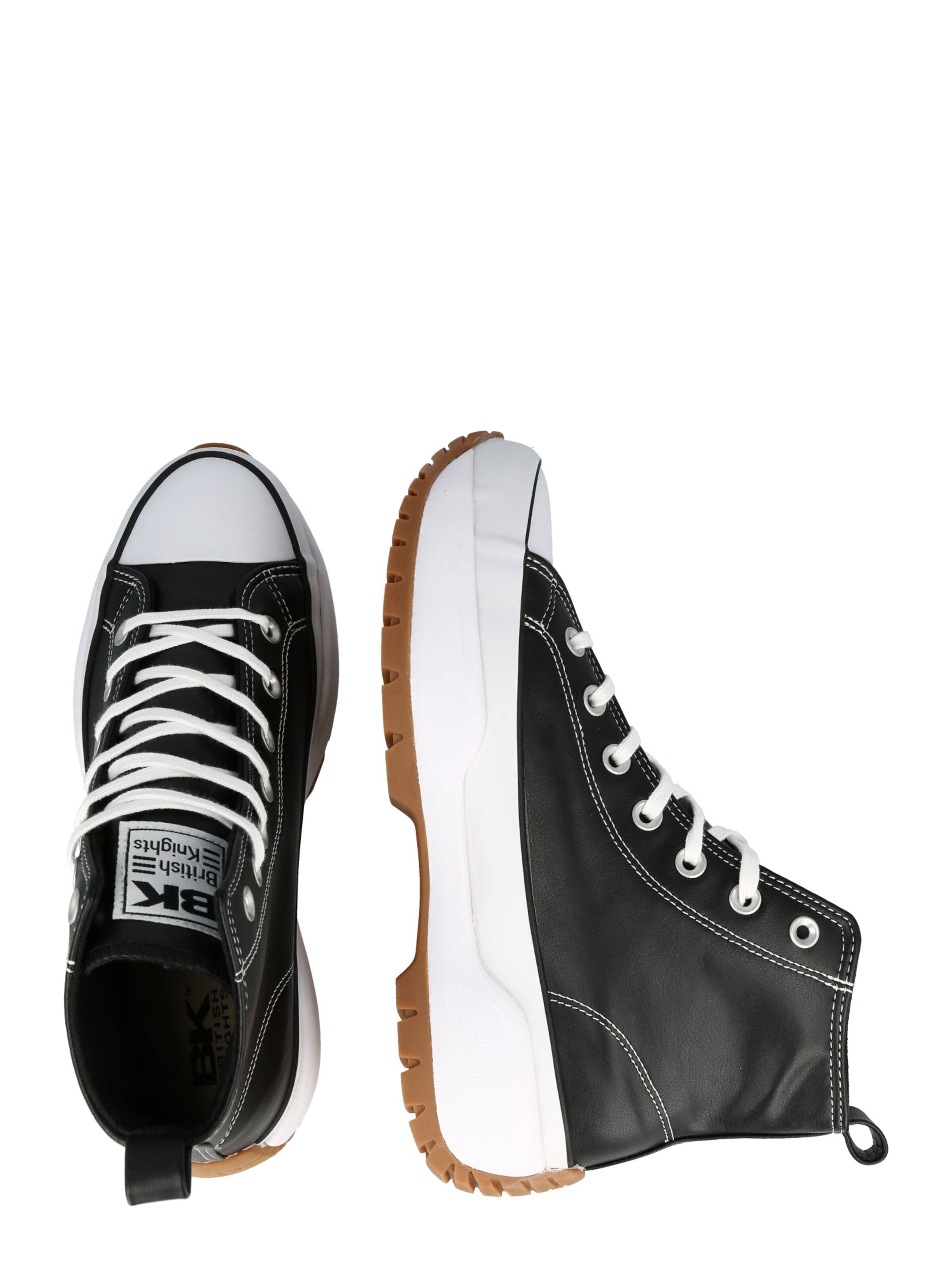 BRITISH KNIGHTS - Sapatilhas altas 'Kaya' em preto