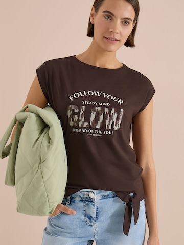 CECIL - Camisa em castanho
