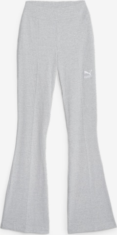 PUMA Boot cut Workout Pants in Grey: front