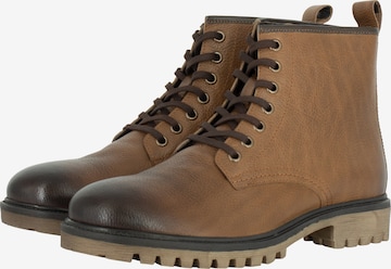 DreiMaster Vintage - Botas con cordones en beige