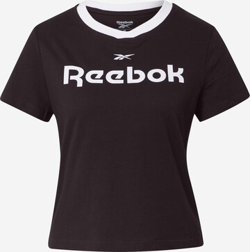 Reebok Loosefit Sportshirt in Schwarz: predná strana