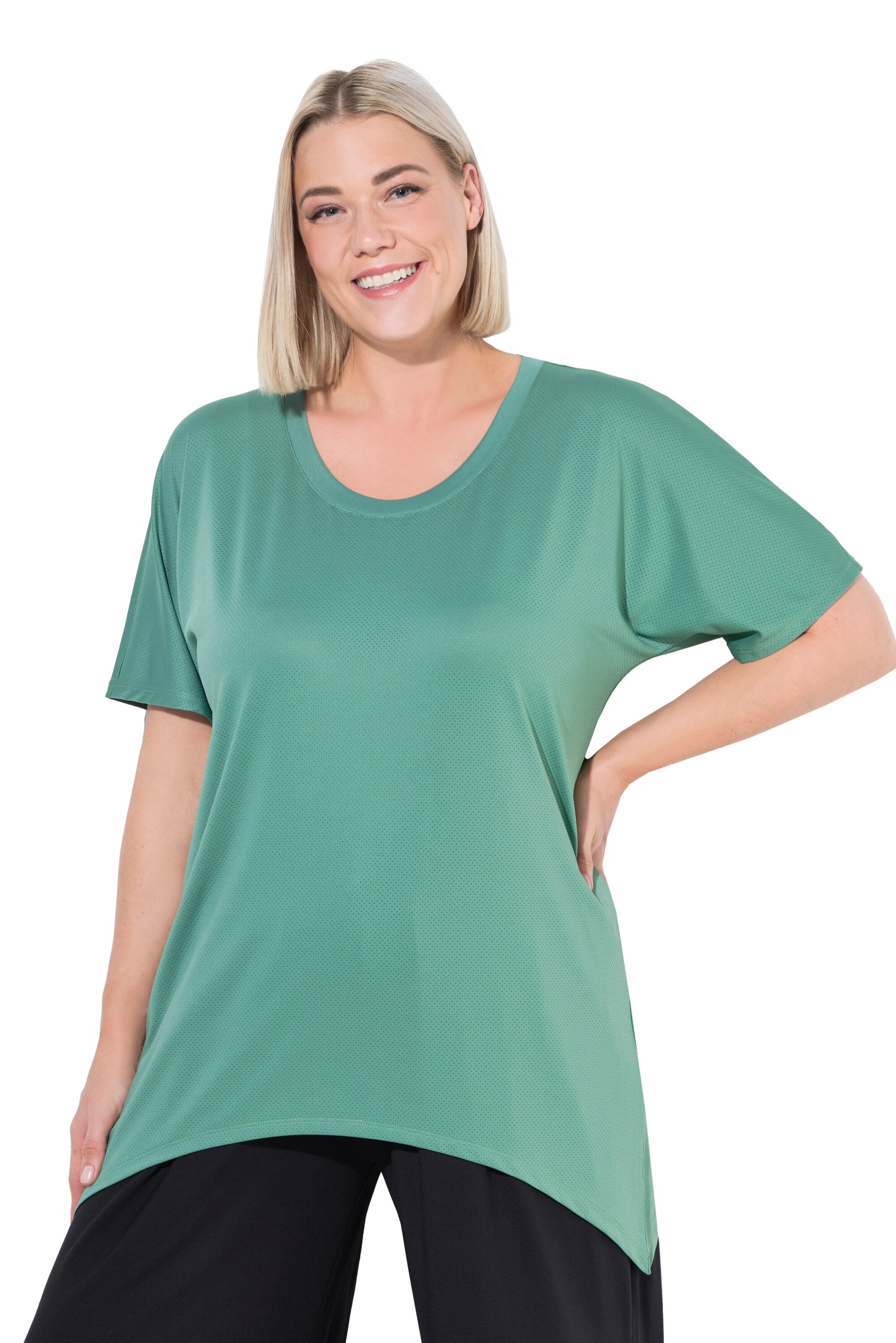 Ulla Popken Shirt in Green: front