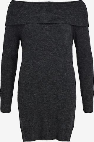 Rochie tricotat 'GEROMIA' de la OBJECT pe gri: față