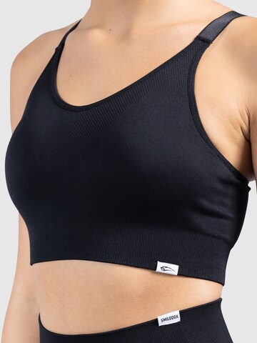 Smilodox Bralette Sports bra 'Amber' in Black