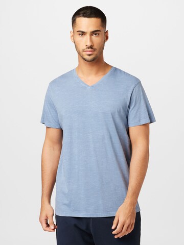 T-Shirt CAMP DAVID en bleu : devant