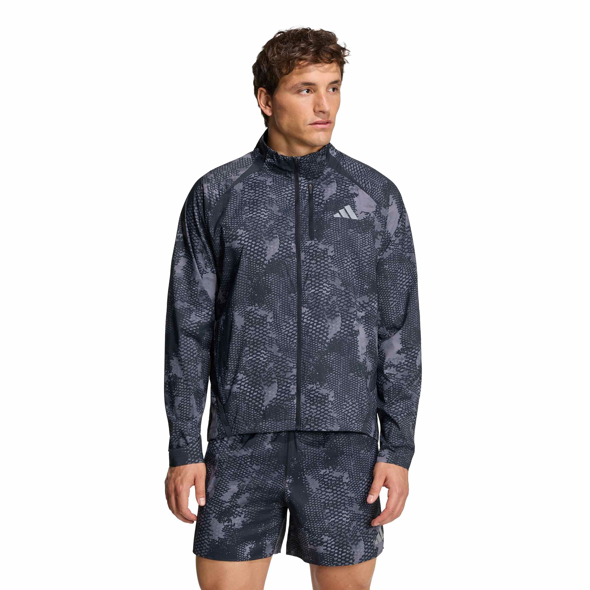 ADIDAS PERFORMANCE Спортивная куртка в Серый: спереди