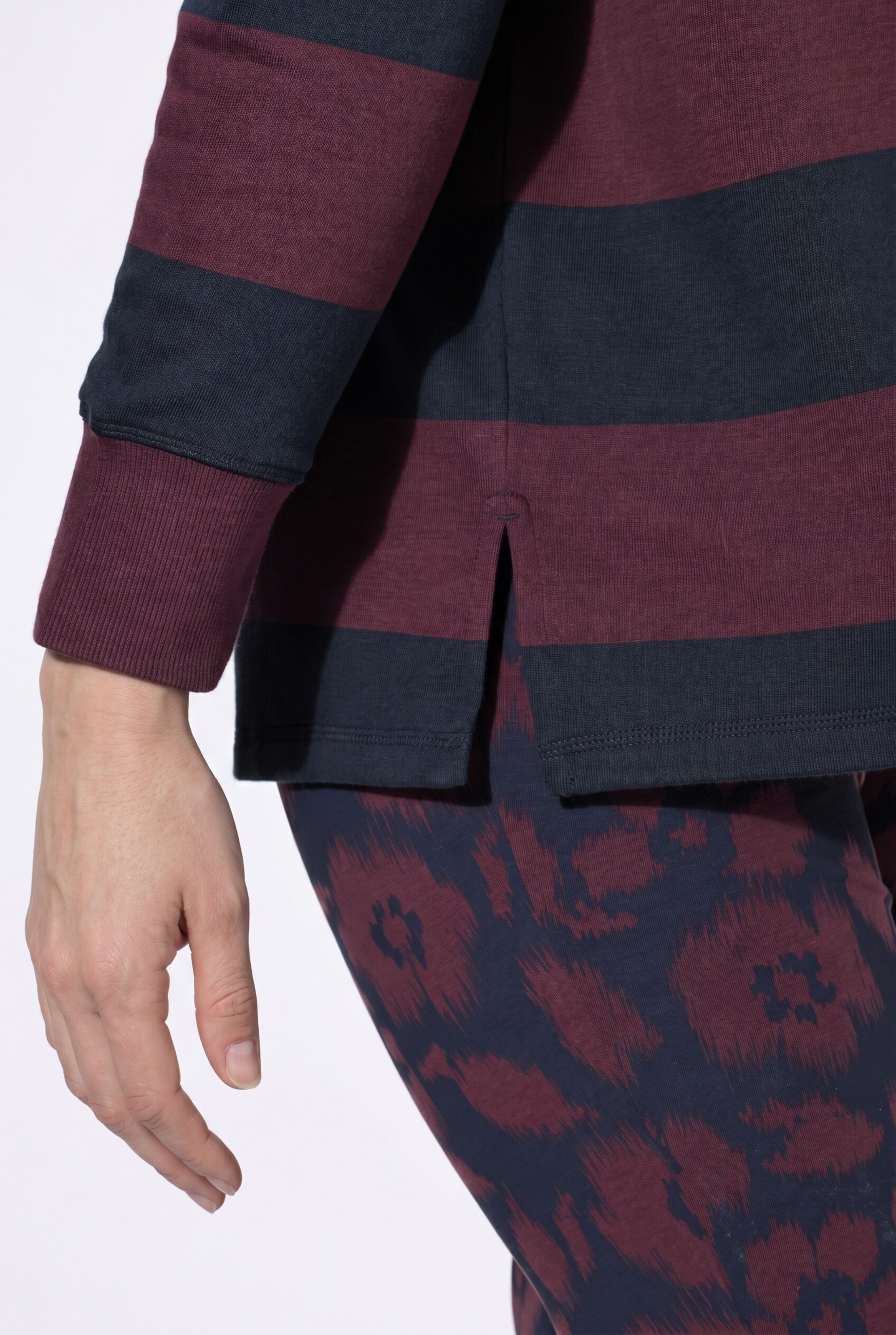Ulla Popken Sweatshirt in Blau