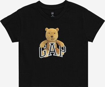 GAP T-Shirt 'IE FAM MOMENT' in Schwarz: predná strana