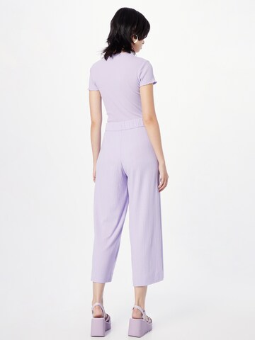 Monki Wide Leg Hose in Lila