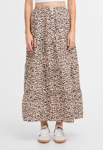 Noisy may NMFREJA POPELINE MAXI SKIRT WVN ' ' in Silber