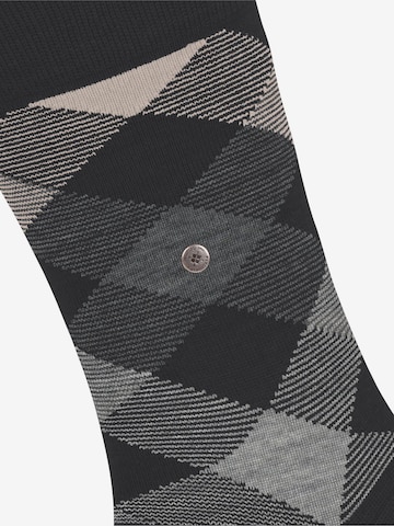 BURLINGTON Socken 'Newcastle' in Schwarz: Vorderseite
