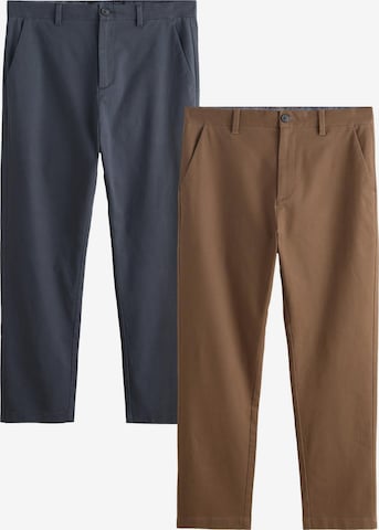 Coupe slim Pantalon chino Next en beige : devant