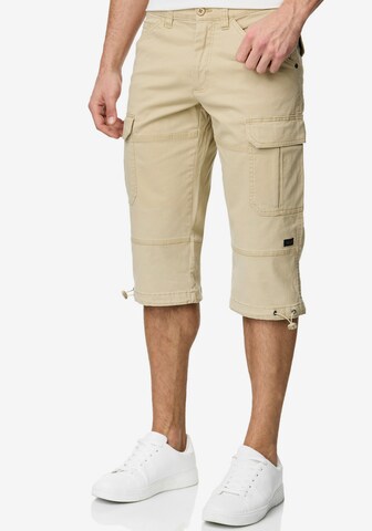 INDICODE Cargo Pants in Beige: front