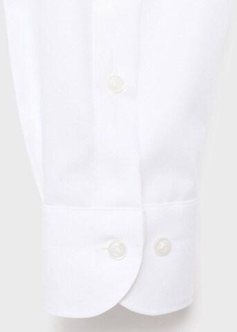 MANGO MAN Slim fit Business Shirt 'Travel' in White