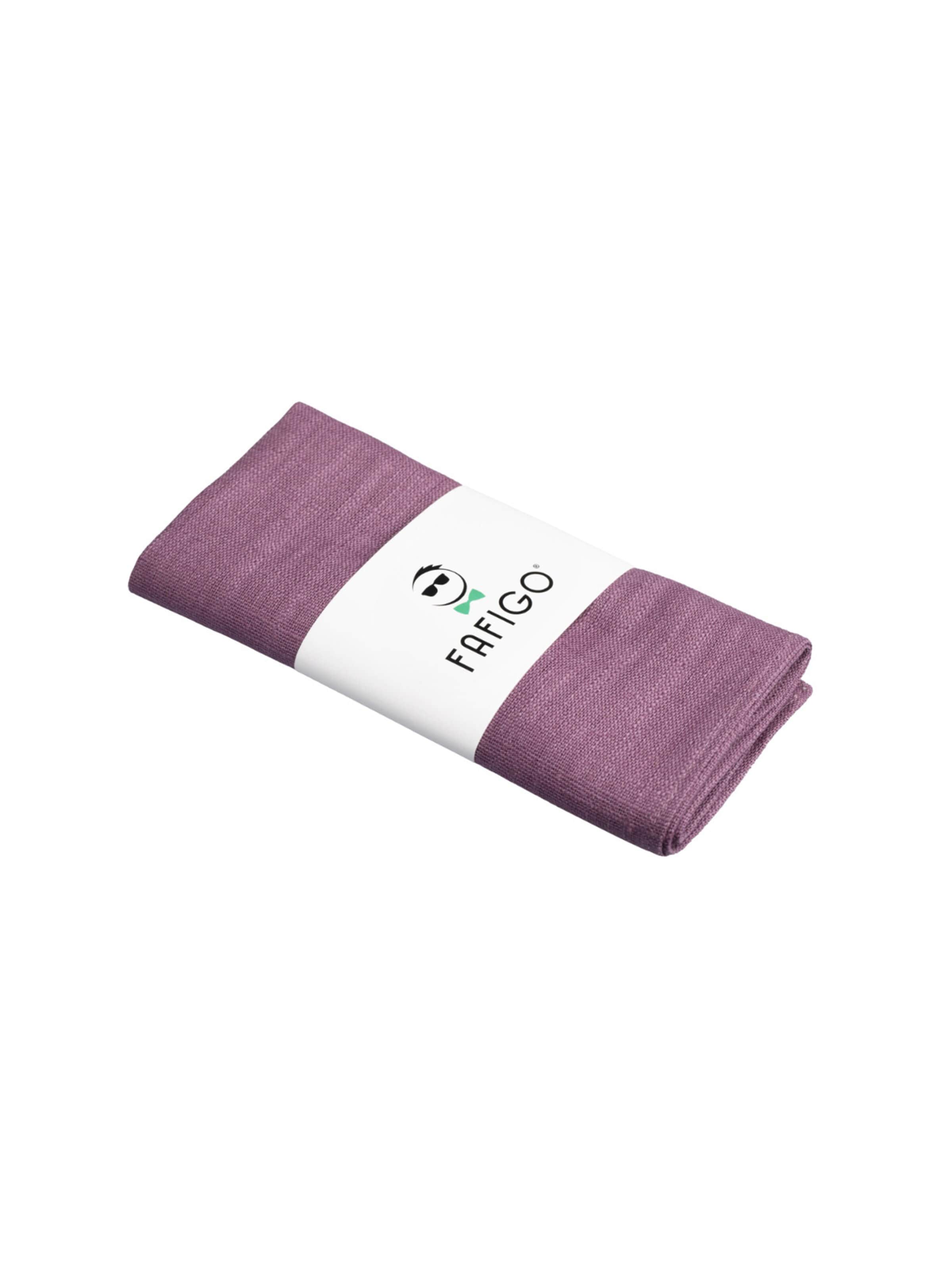 FAFIGO Bow Tie 'Fliege Einstecktuch Set "Valerio"' in Purple