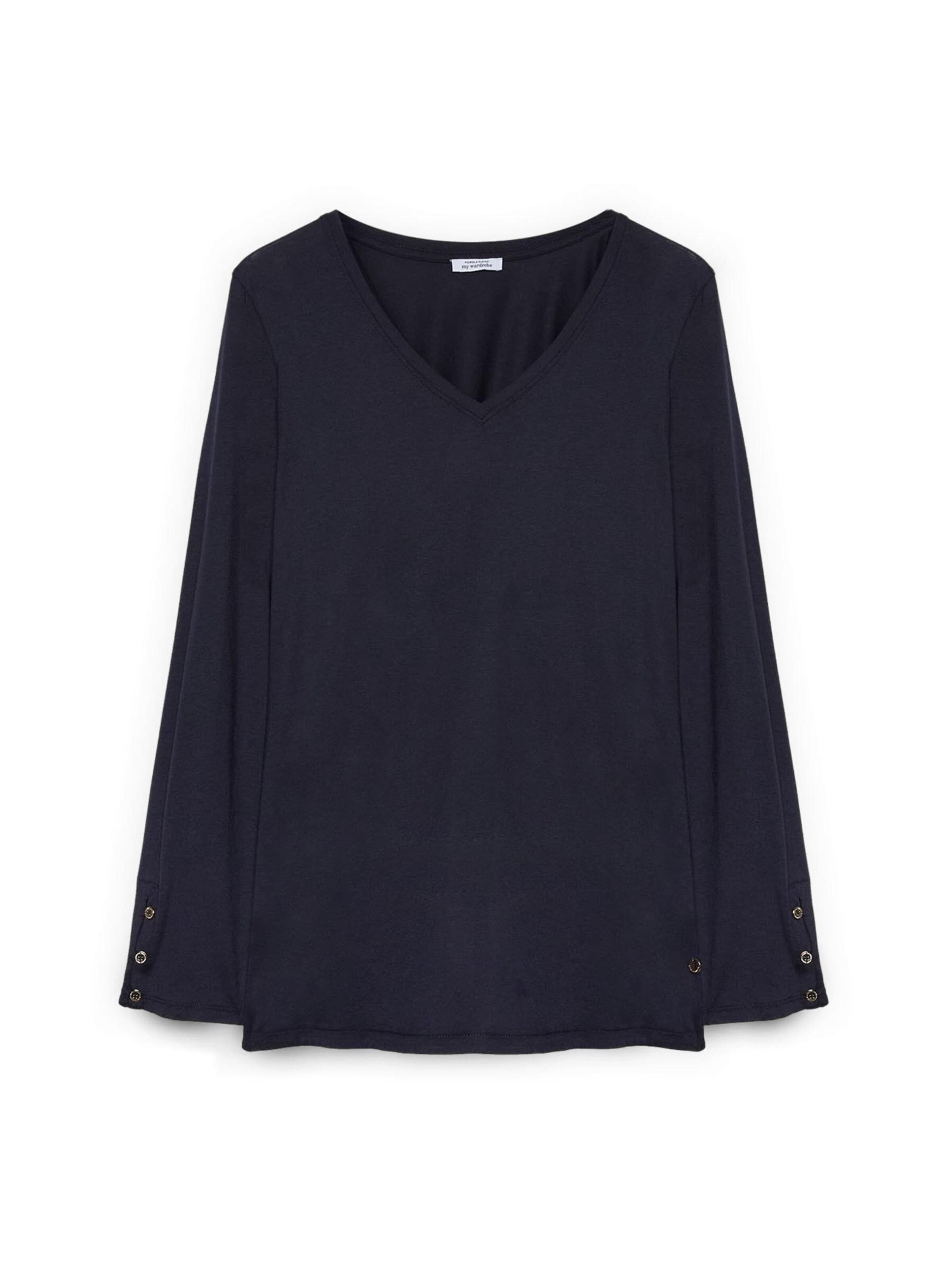 T-shirt Fiorella Rubino en bleu : devant