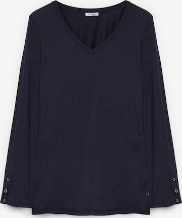 T-shirt Fiorella Rubino en bleu : devant