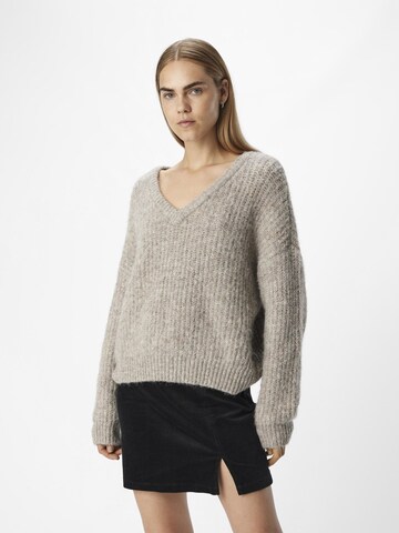 Pull-over 'MILU' OBJECT en beige : devant