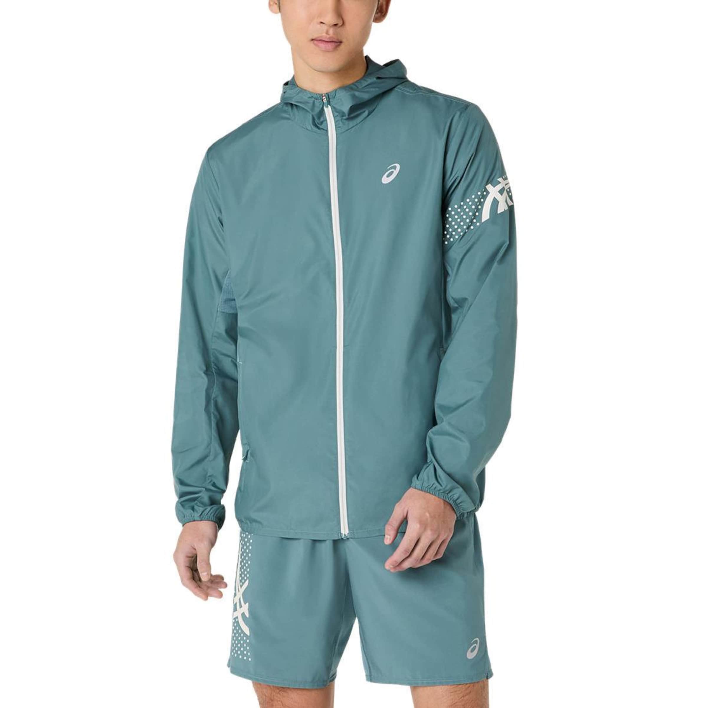 ASICS Jacke in Blau: Vorderseite
