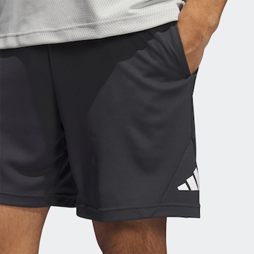 ADIDAS PERFORMANCE Regular Workout Pants in Grey