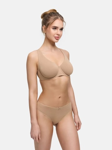 cfab (formerly creamy fabrics) Trosa 'Cotton Brazilian Slip' i beige: framsida